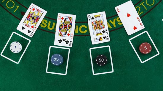Blackjack rules - بطاقات ورق ورقاقات تستخدم عند تعلم لعبة البلاك جاك